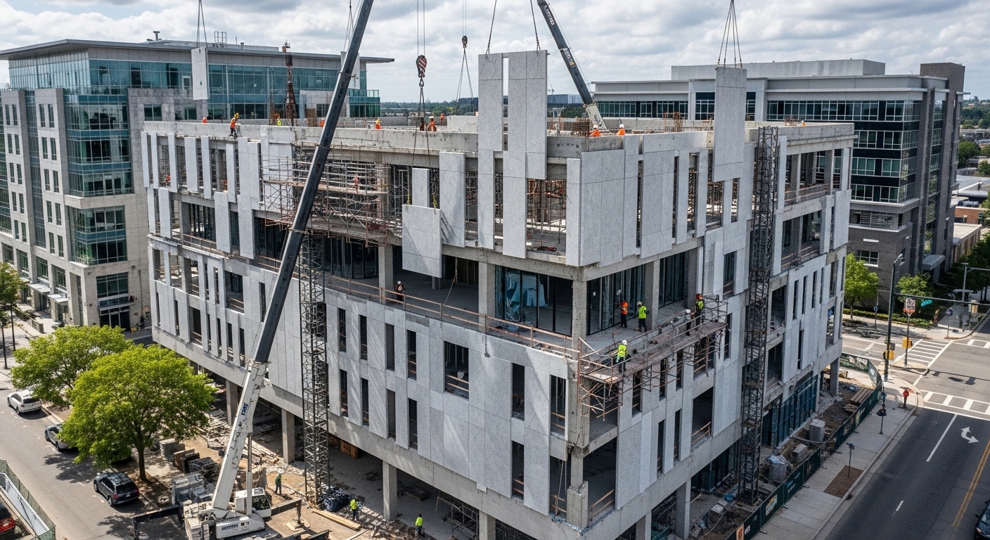 Vista aérea de la planta de producción de MXUD en Querétaro