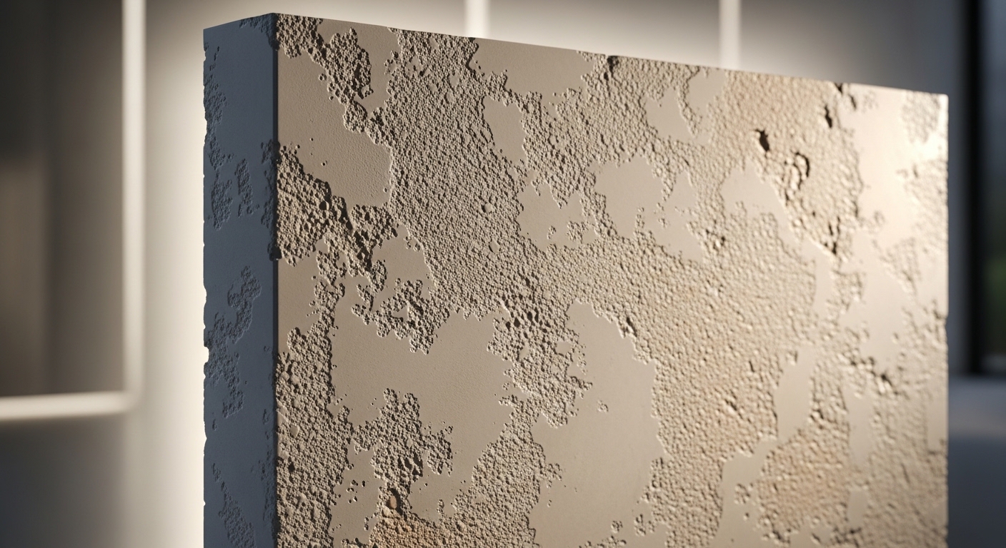 Textura de panel de GFRC iluminado