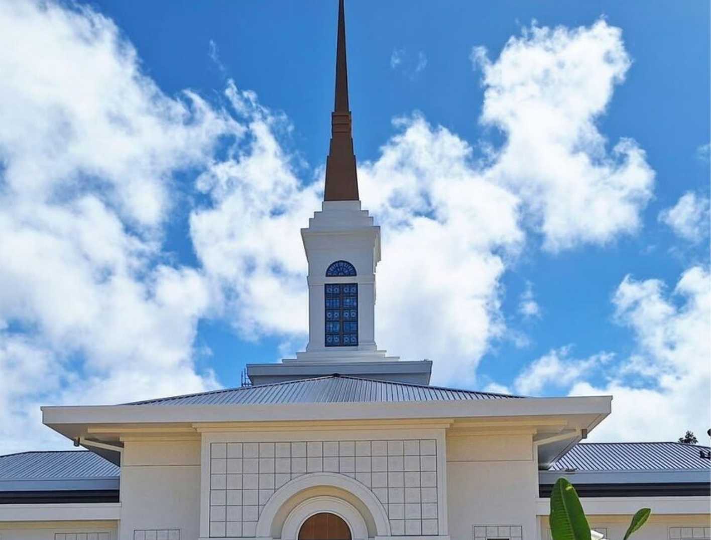 Vista panorámica del Templo de Neiafu, Tonga